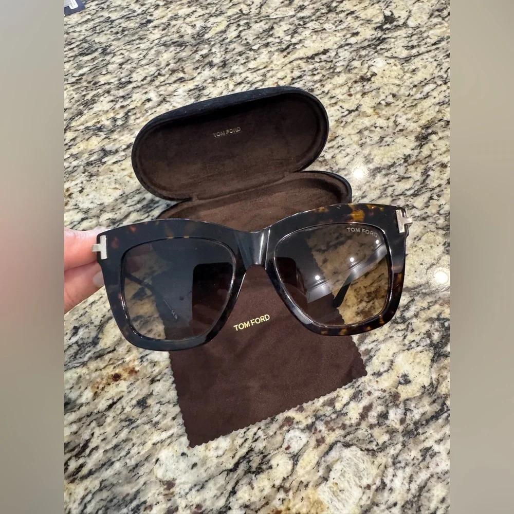 Tom Ford Tortoiseshell and Black Women's Sunglasses